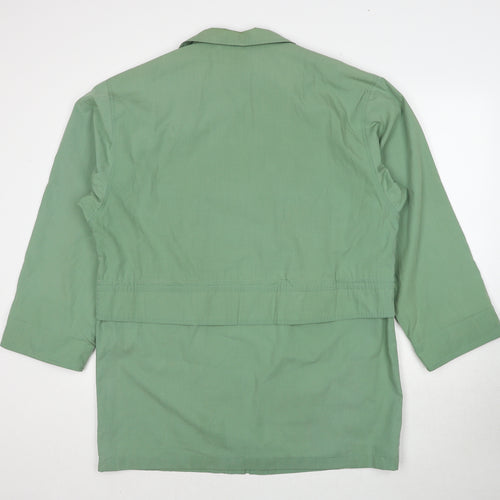 C&A Womens Green Jacket Size 16 Zip