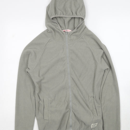 Bored Angels Womens Grey Jacket Size 12 Zip