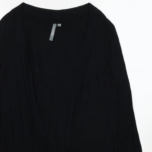 Originals Womens Black V-Neck Viscose Cardigan Jumper Size 8 - Size 8-10