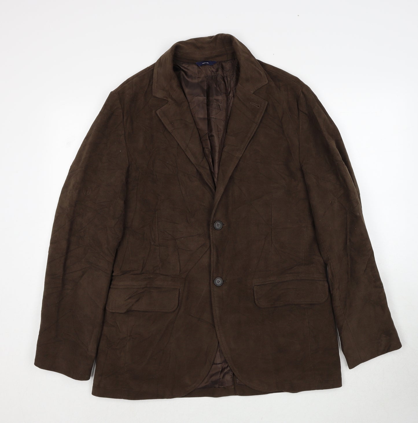 Gap Mens Brown Cotton Jacket Blazer Size M Regular