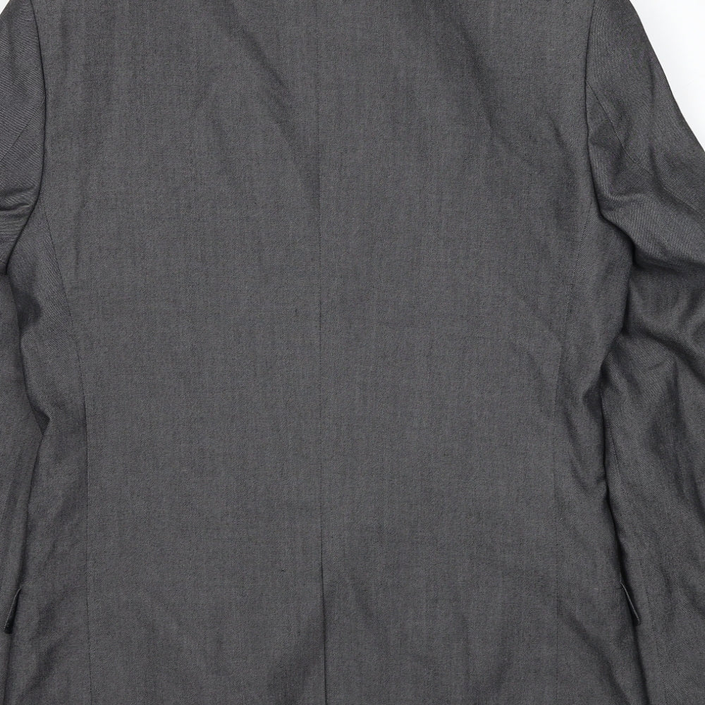 Marks and Spencer Mens Grey Polyethylene Jacket Suit Jacket Size M Regular