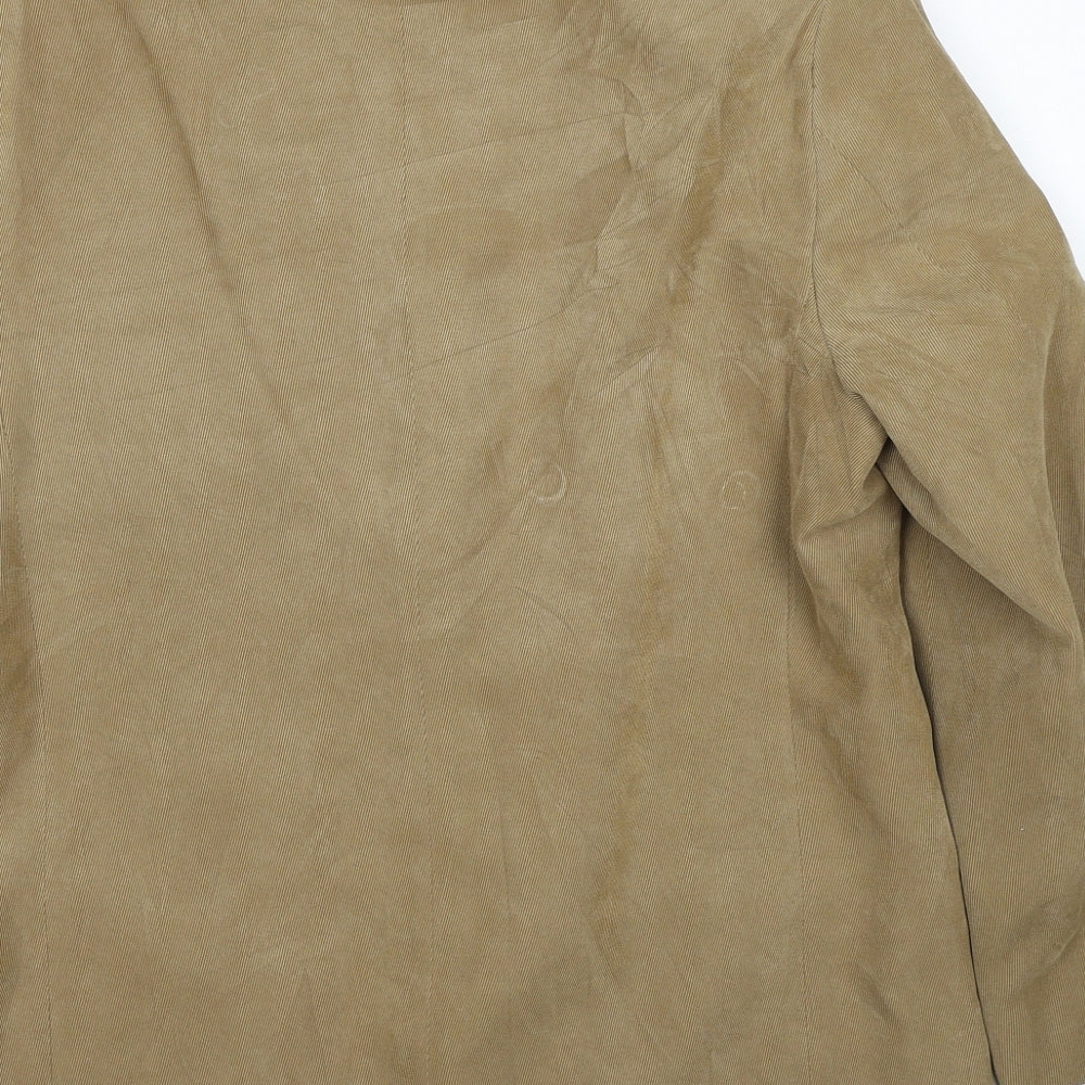 Marks and Spencer Mens Beige Polyester Jacket Blazer Size M Regular