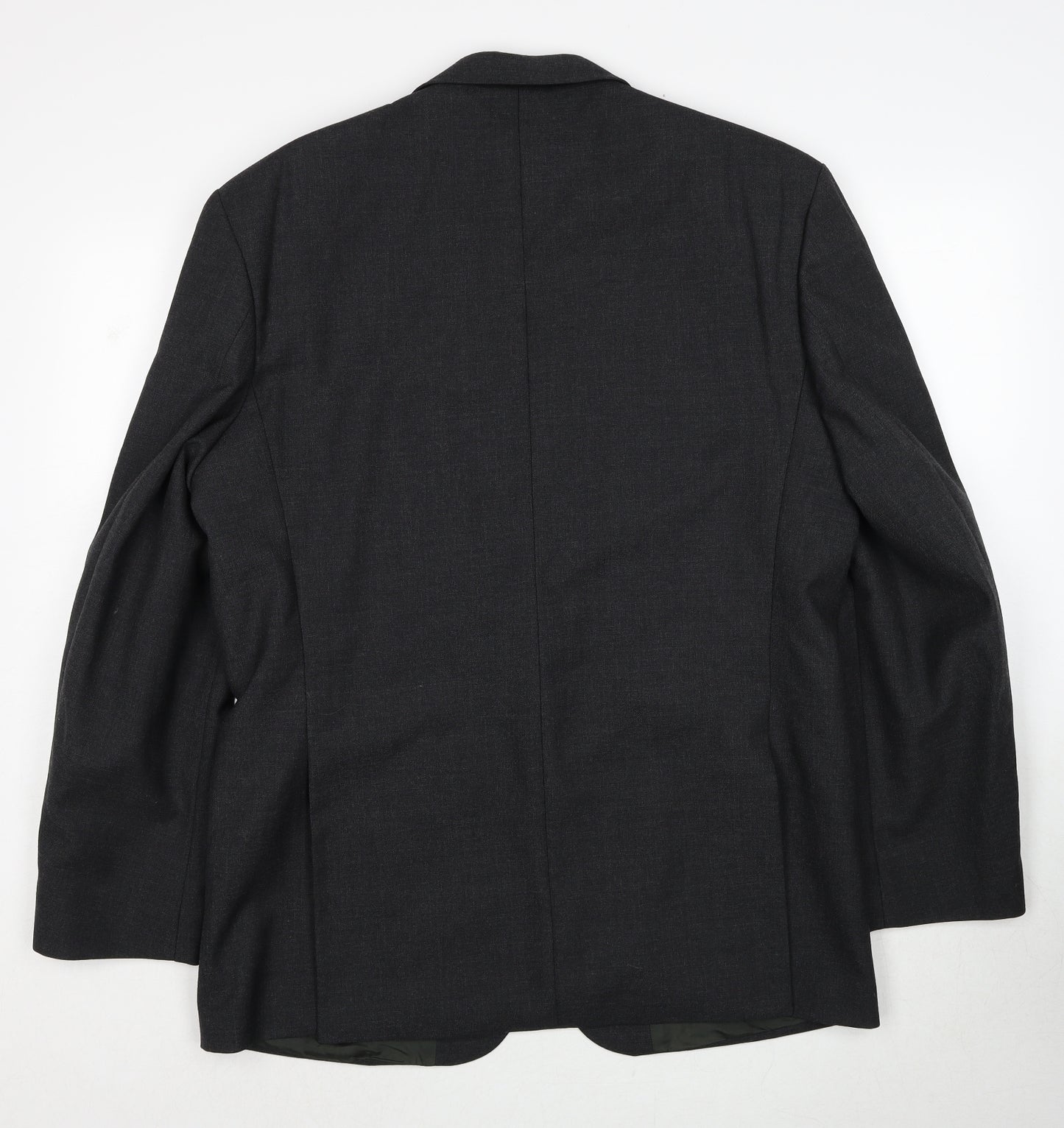 James Barry Mens Grey Polyester Jacket Suit Jacket Size 44 Regular