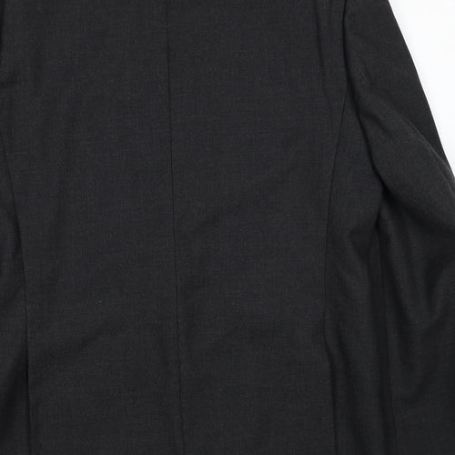 James Barry Mens Grey Polyester Jacket Suit Jacket Size 44 Regular