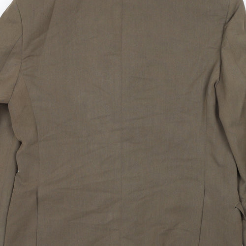 NEXT Mens Brown Polyester Jacket Suit Jacket Size 38 Regular