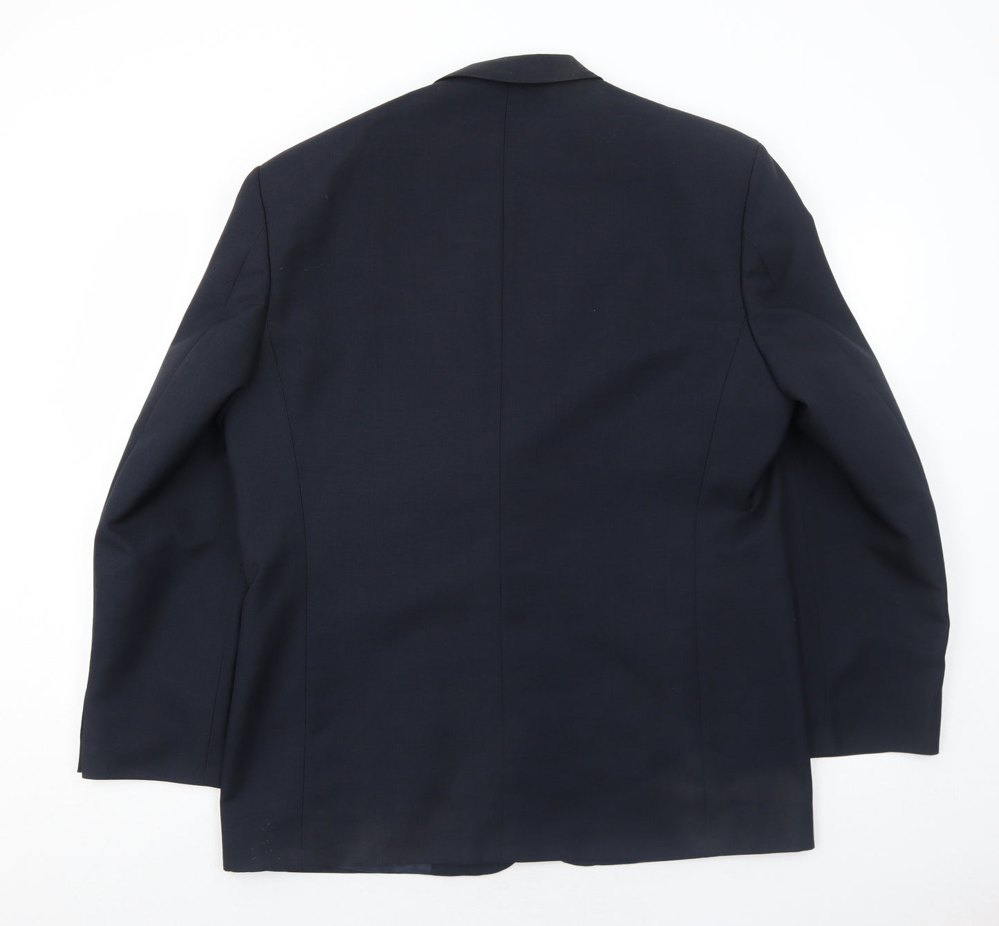 Savatini Mens Blue Polyester Jacket Suit Jacket Size 42 Regular
