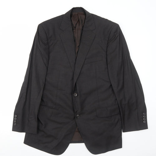 Marks and Spencer Mens Grey Wool Jacket Suit Jacket Size 40 Regular