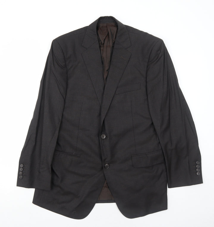 Marks and Spencer Mens Grey Wool Jacket Suit Jacket Size 40 Regular