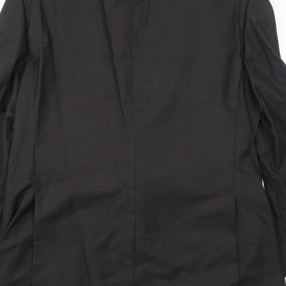 Marks and Spencer Mens Grey Wool Jacket Suit Jacket Size 40 Regular