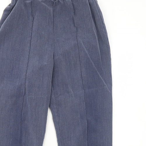 Bonmarché Womens Blue Polyester Trousers Size 12 Regular