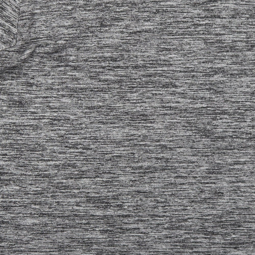 EWM Womens Grey Polyester Jumper Dress Size M Round Neck Pullover