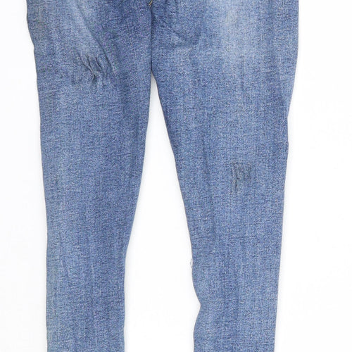 Denim Wise Womens Blue Cotton Skinny Jeans Size 8 Regular Zip