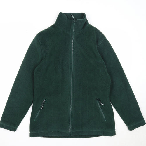 Grizzly Womens Green Jacket Size 16 Zip