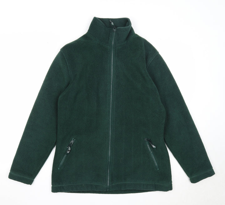 Grizzly Womens Green Jacket Size 16 Zip