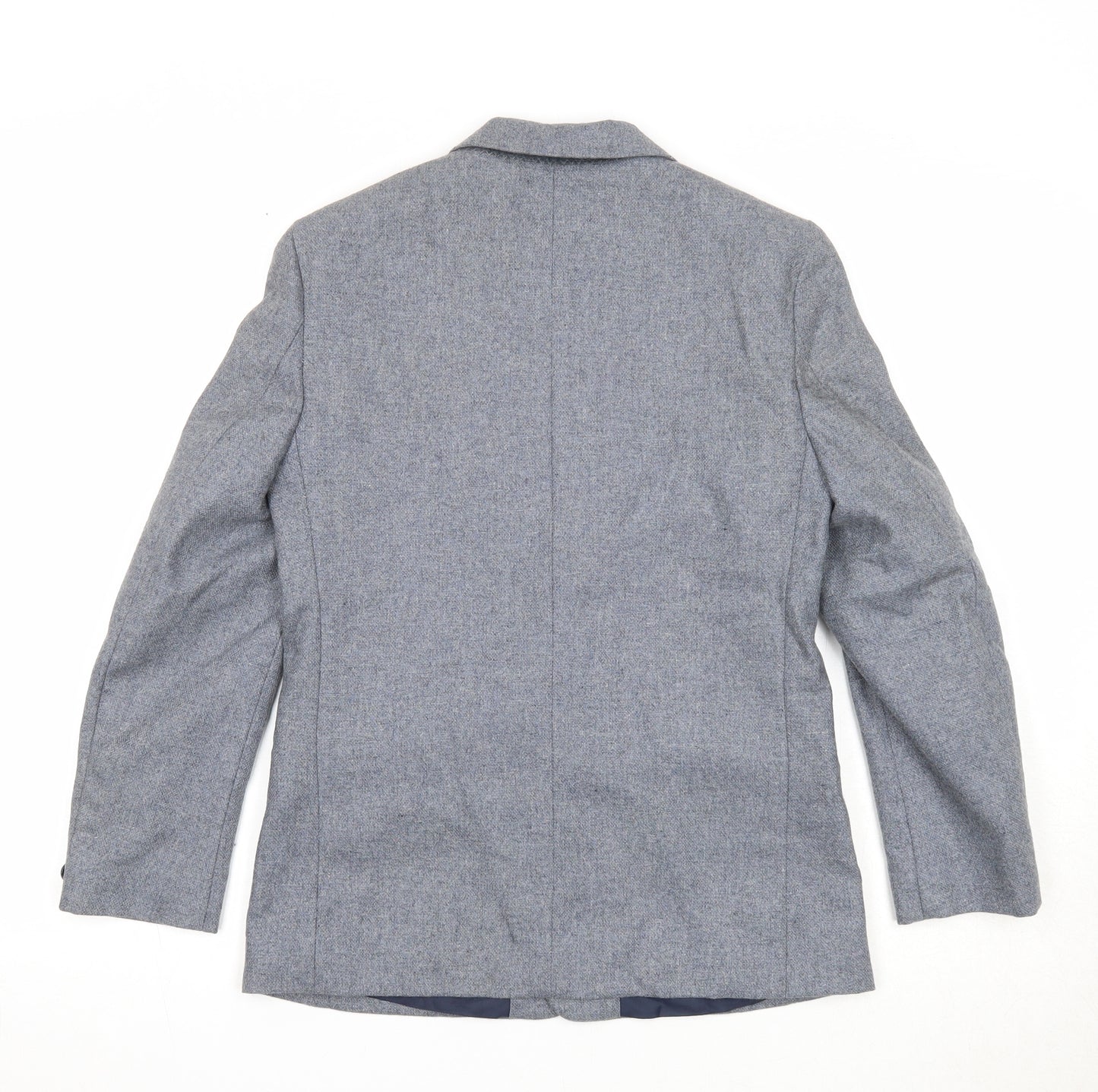 Beau Brummel Womens Grey Polyester Jacket Suit Jacket Size 8