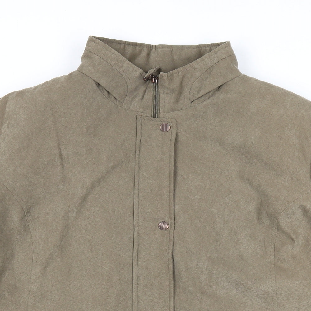 Klass Mens Brown Jacket Size XL Zip