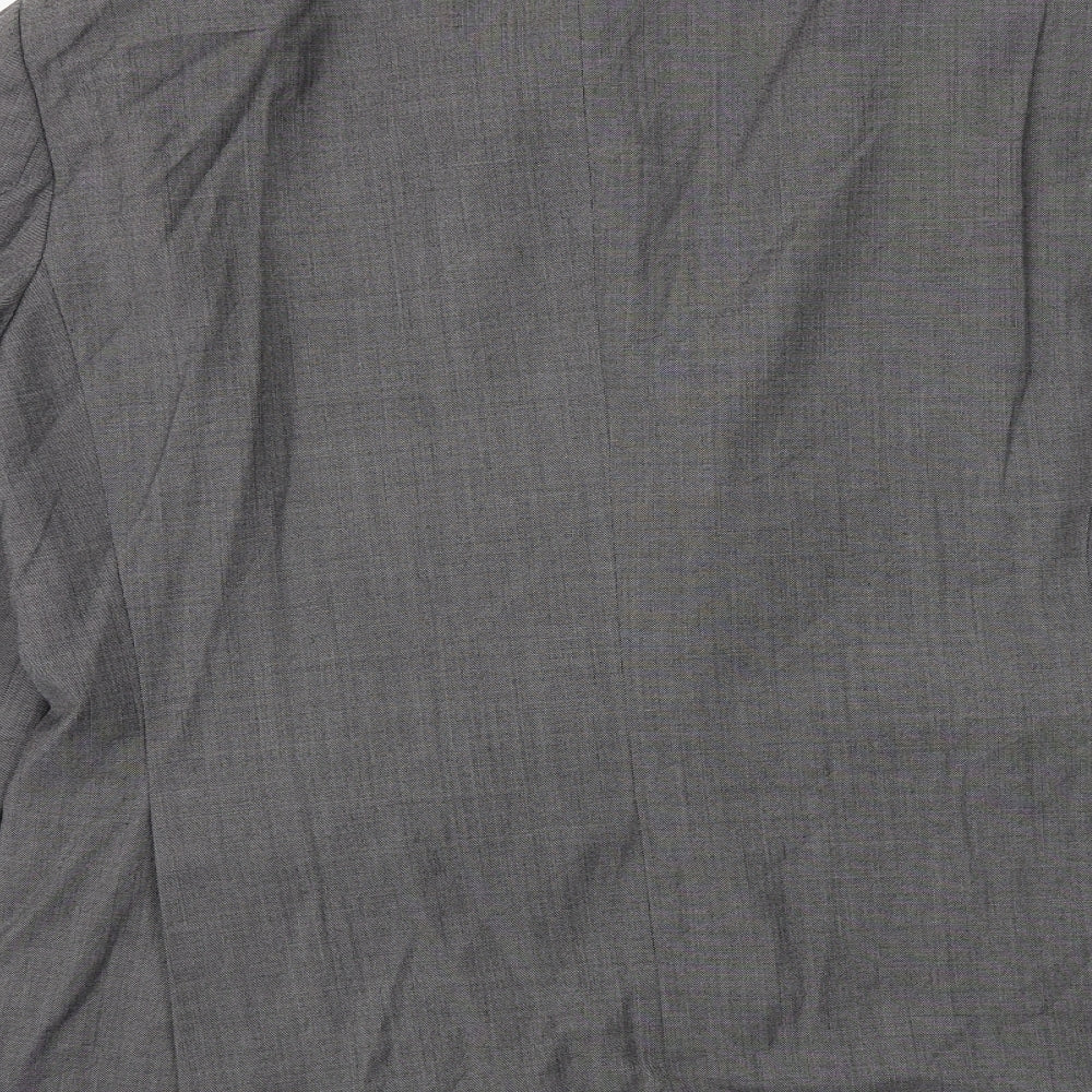 Jeff Banks Mens Grey Wool Jacket Suit Jacket Size 42 Regular