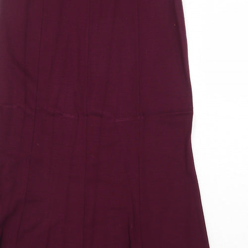Berkertex Womens Purple Viscose Peasant Skirt Size 12