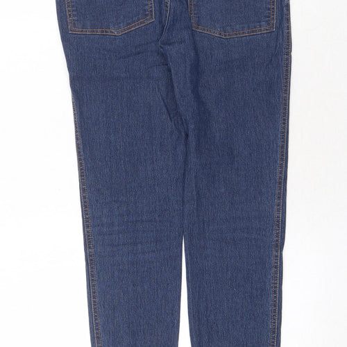 Mohito Womens Blue Cotton Skinny Jeans Size 8 Regular Zip