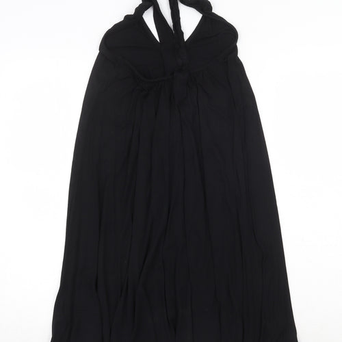Debenhams Womens Black Viscose Trapeze & Swing Size 8 Halter Tie