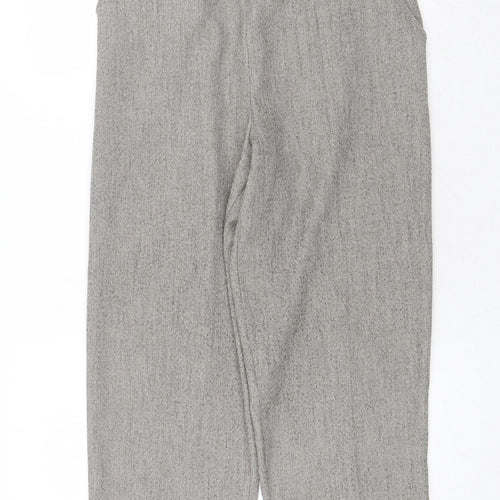 Emma Collection Womens Grey Polyester Trousers Size 16 Regular