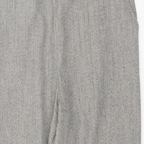 Emma Collection Womens Grey Polyester Trousers Size 16 Regular