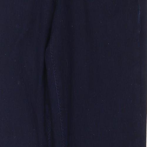 Dorothy Perkins Womens Blue Cotton Skinny Jeans Size 8 Regular Button