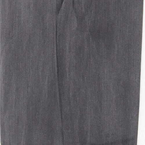 PRETTYLITTLETHING Womens Grey Cotton Skinny Jeans Size 10 Regular Zip