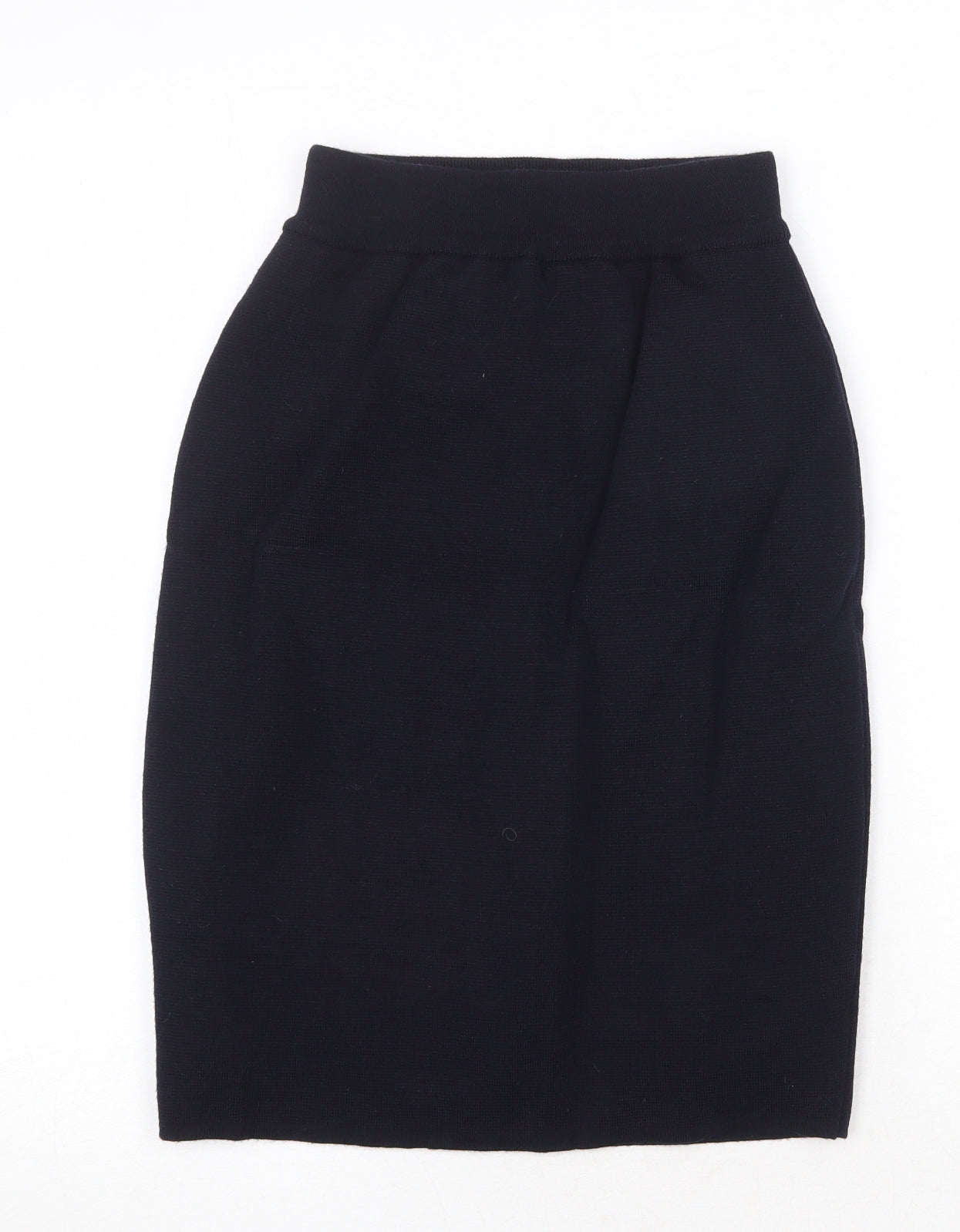Marks and Spencer Womens Black Wool Straight & Pencil Skirt Size 10