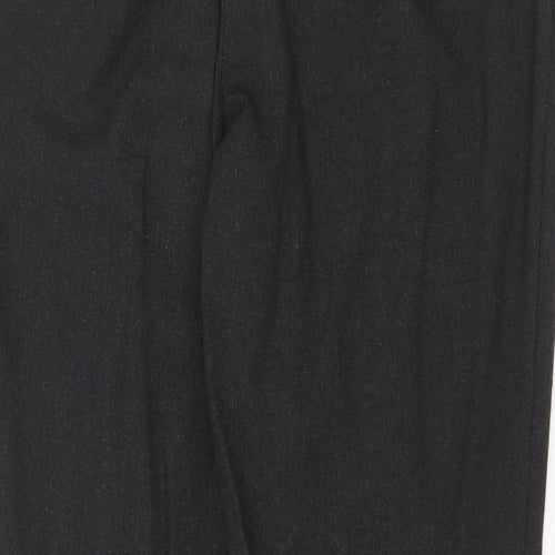 Marks and Spencer Womens Grey Polyester Dress Pants Trousers Size 14 Regular Zip