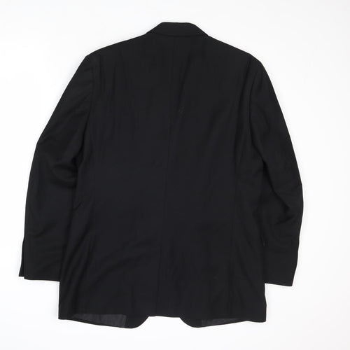Burton Mens Black Polyester Jacket Suit Jacket Size 40 Regular