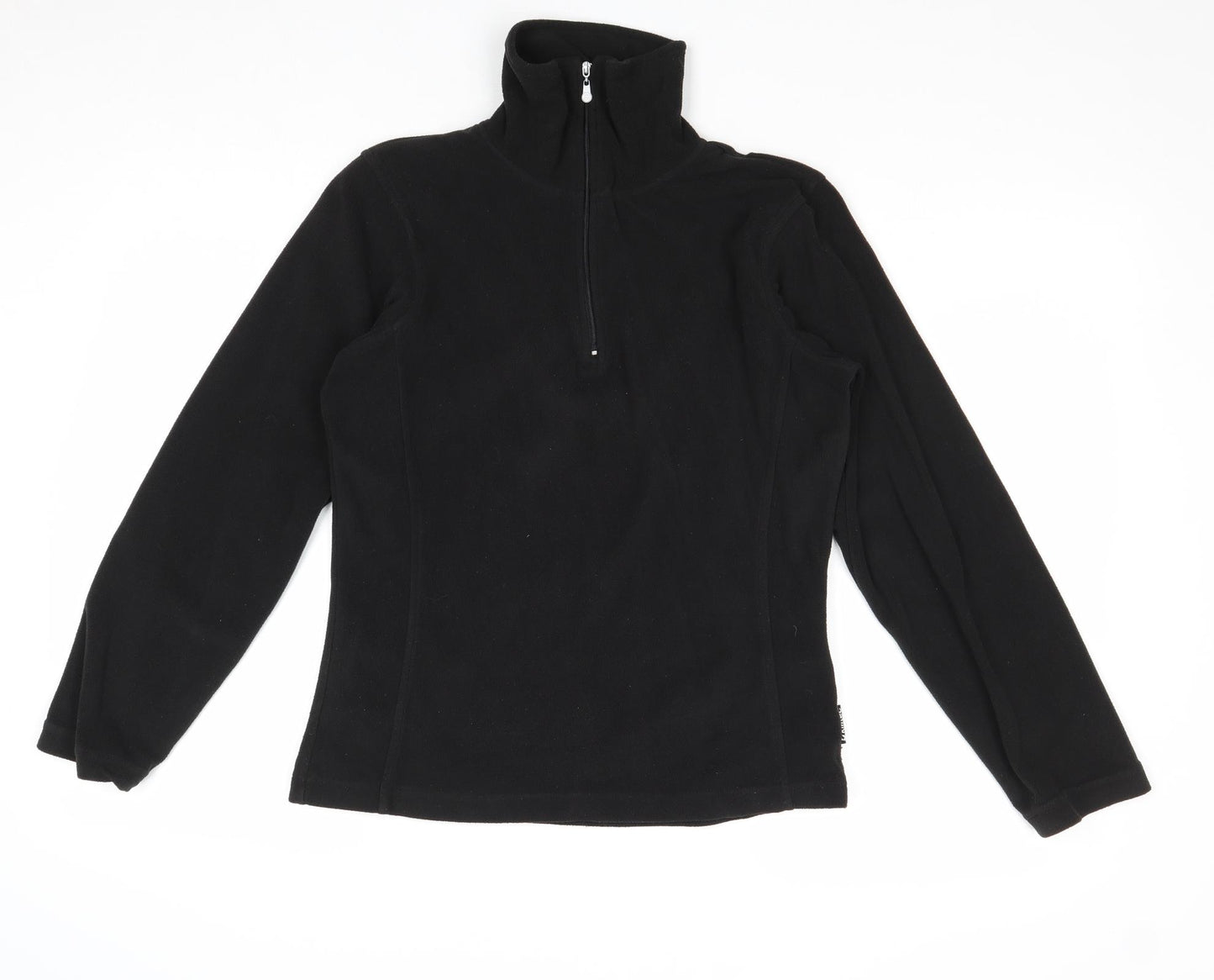 Killtec Womens Black Polyester Pullover Sweatshirt Size 12 Zip