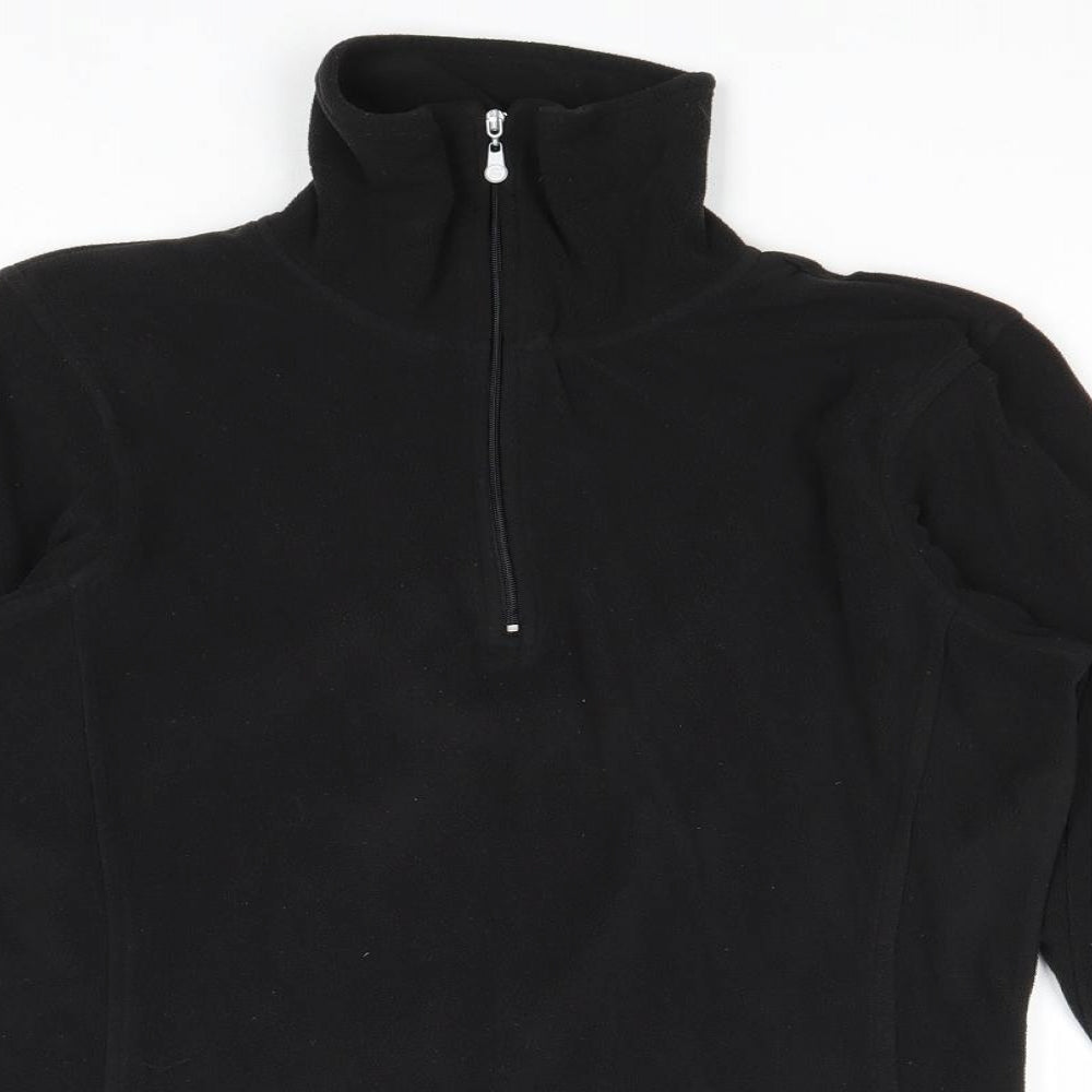 Killtec Womens Black Polyester Pullover Sweatshirt Size 12 Zip