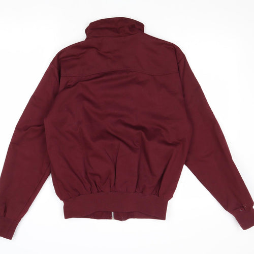 JBC Womens Red Bomber Jacket Jacket Size XS Zip