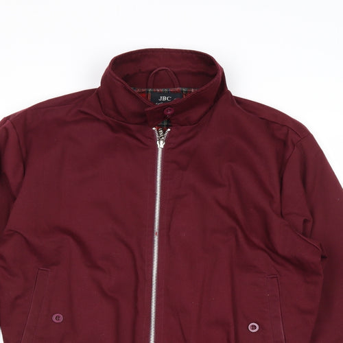 JBC Womens Red Bomber Jacket Jacket Size XS Zip