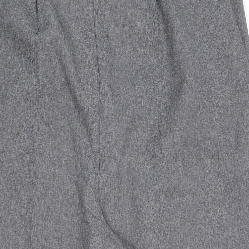 Bonmarché Womens Grey Polyester Cropped Trousers Size 20 Regular