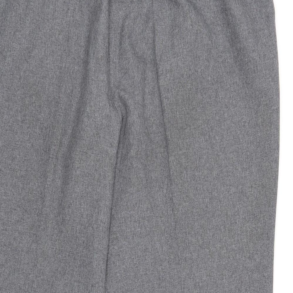 Bonmarché Womens Grey Polyester Cropped Trousers Size 20 Regular