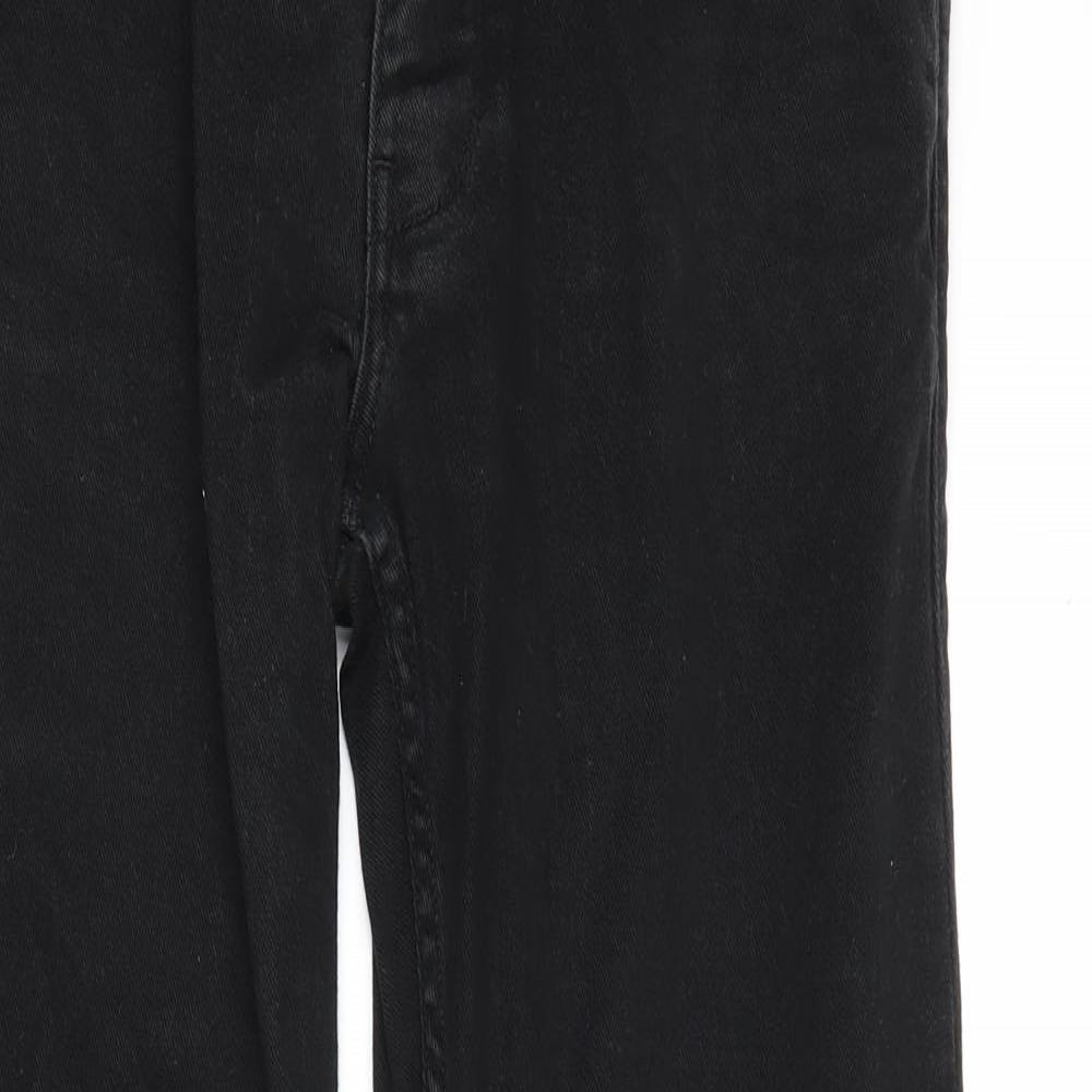 Burton Mens Black Cotton Skinny Jeans Size 32 in Regular Zip