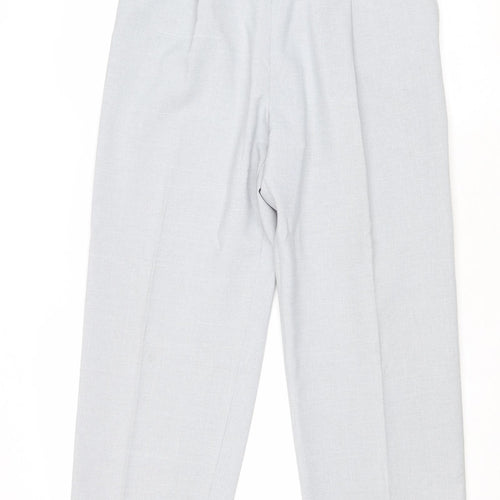 BHS Womens Grey Polyester Trousers Size 14 Regular