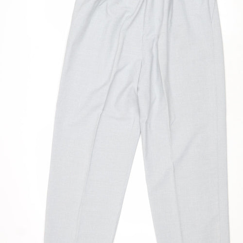 BHS Womens Grey Polyester Trousers Size 14 Regular