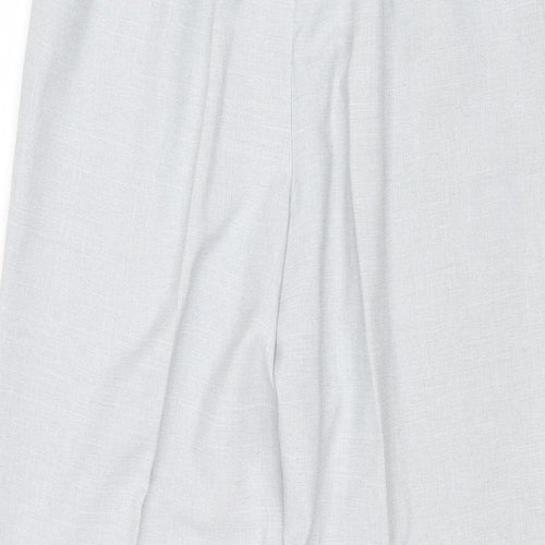 BHS Womens Grey Polyester Trousers Size 14 Regular