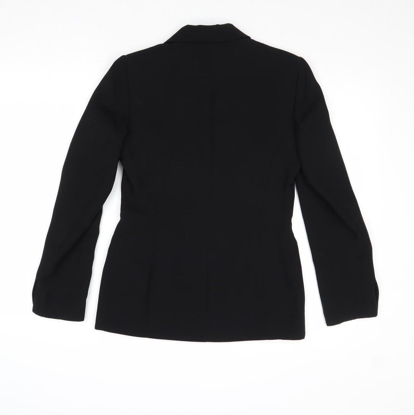 Principles Womens Black Polyester Jacket Blazer Size 8