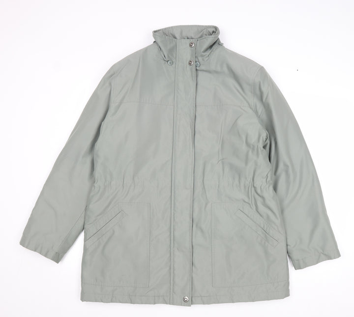 EWM Womens Grey Jacket Size 16 Zip