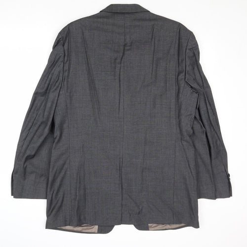 Marks and Spencer Mens Grey Wool Jacket Suit Jacket Size 42 Regular