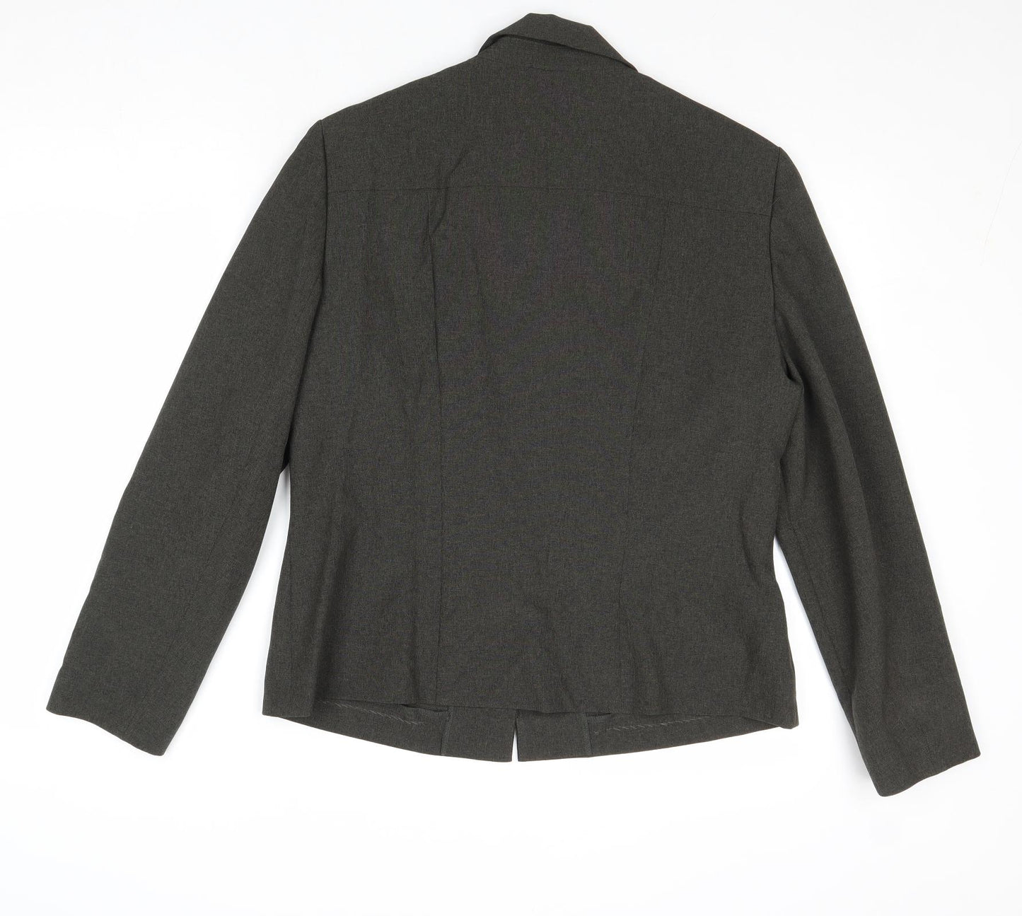 Canda Womens Brown Jacket Blazer Size 16