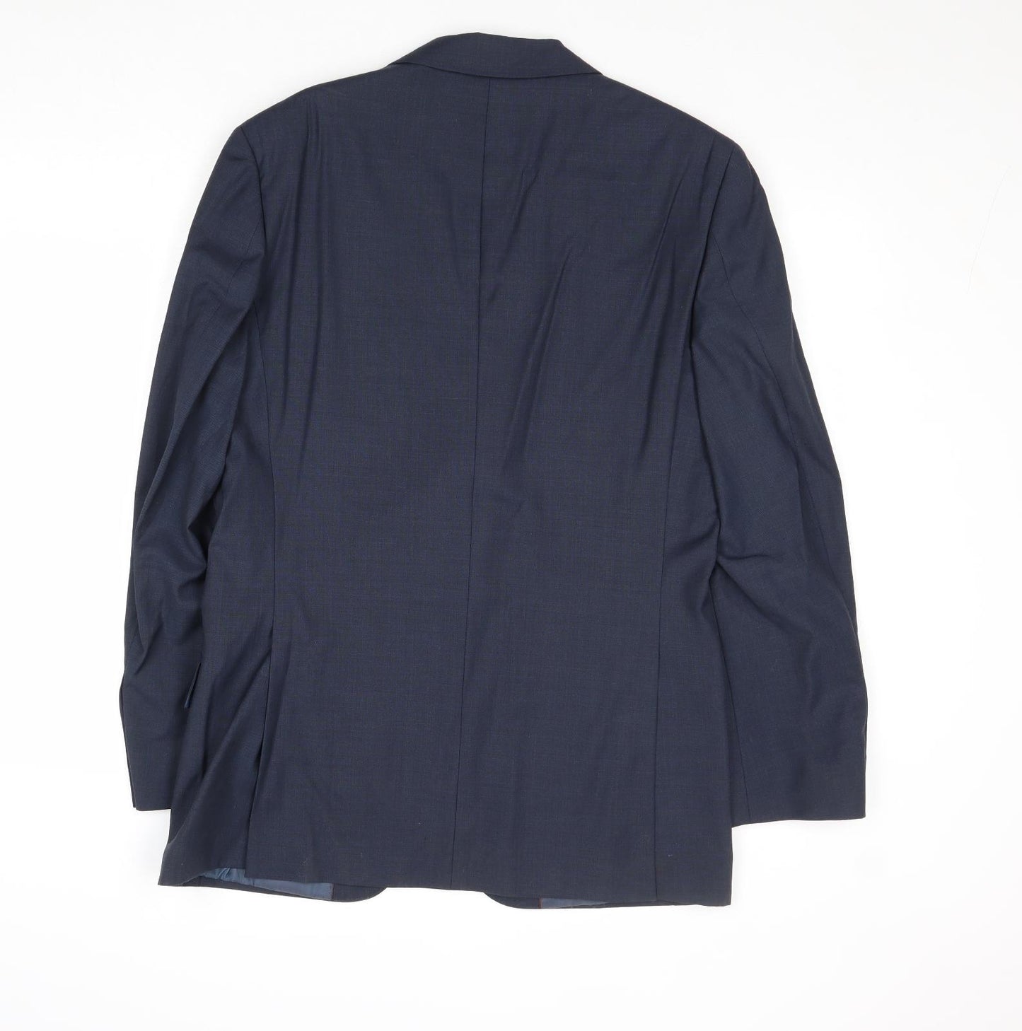 Linea Mens Blue Wool Jacket Suit Jacket Size 38 Regular