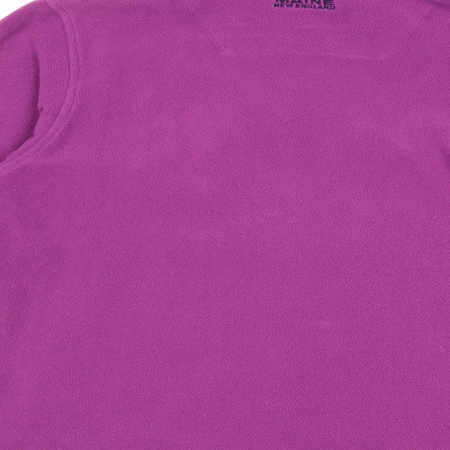 Maine Womens Purple Jacket Size 16 Zip