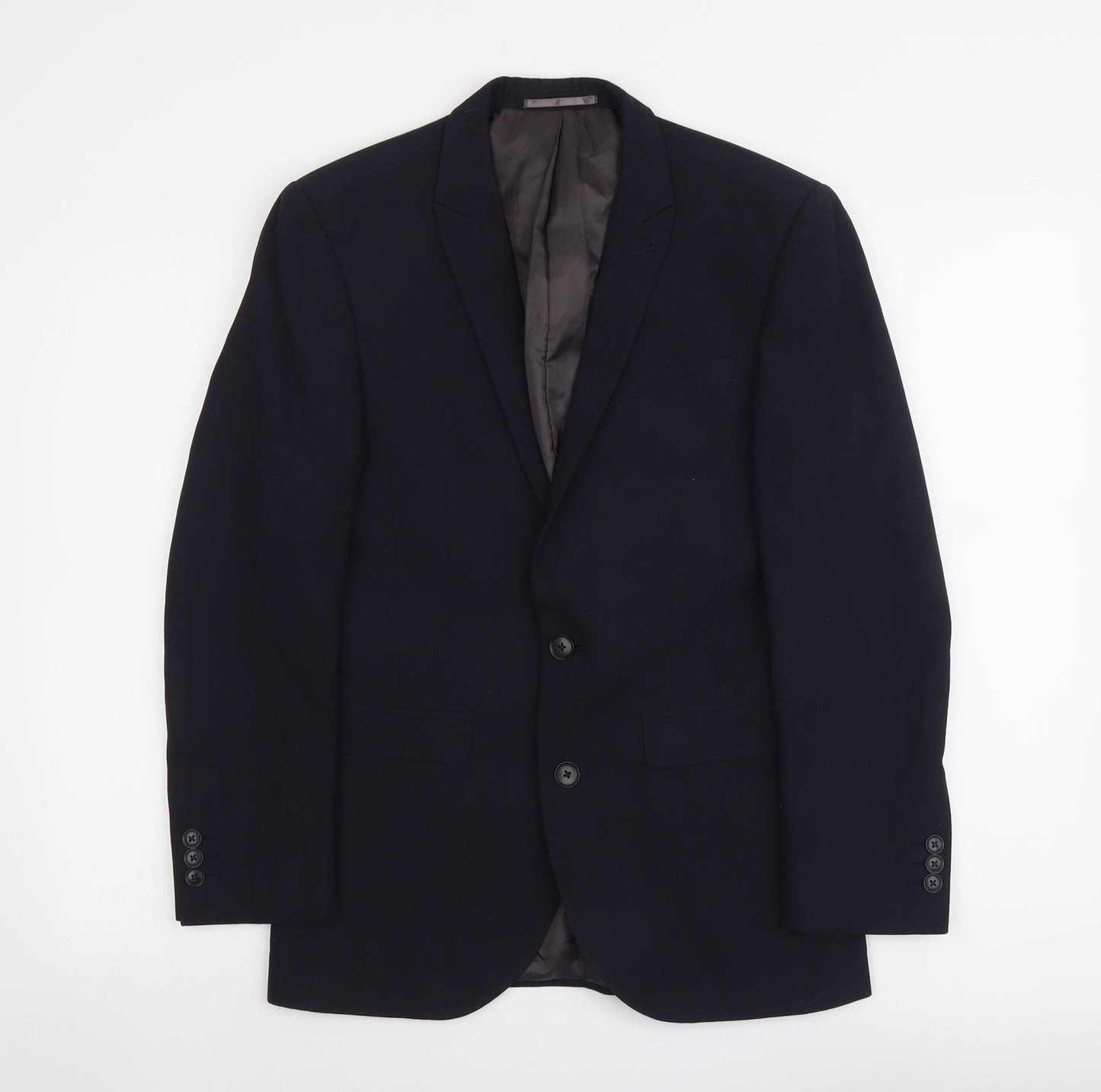 NEXT Mens Blue Polyester Jacket Suit Jacket Size S Regular
