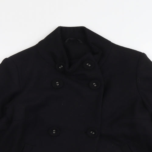 New Look Womens Black Jacket Size 10 Button