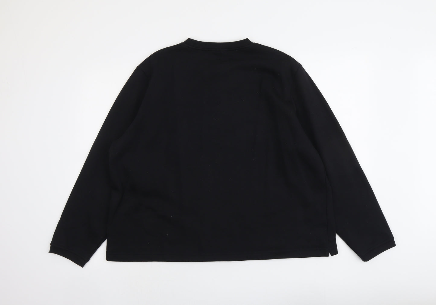 Joie de Vivre Womens Black Polyester Pullover Sweatshirt Size 20 Pullover